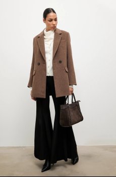 Кардиган из мериносовой шерсти с платком Answear.LAB