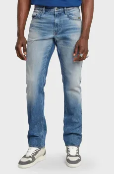 Мужские голубые джинсы Mosa Straight Голубой 29-32 G-Star RAW D23692,D936