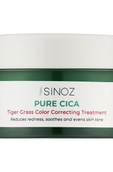 Крем для коррекции тона кожи лица Sinoz Pure Cica Tiger Grass Color Correcting Treatment, 15 мл