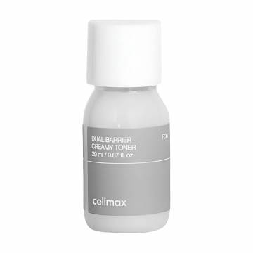 Восстанавливающий кремовый тонер для лица Celimax Dual Barrier Creamy Toner для чувствительной и сухой кожи, 20 мл Восстанавливающий кремовый тонер для лица Celimax Dual Barrier Creamy Toner для чувствительной и сухой кожи, 20 мл