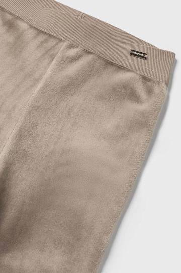 Детские леггинсы Mayoral цвет бежевый однотонные 727