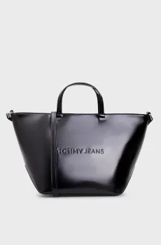 Женская черная сумка TJW ESS MUST MINI TOTE SEASONAL Черный ONESIZE Tommy Jeans AW0AW16268