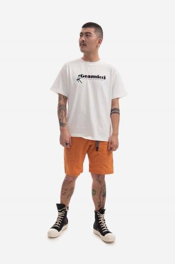 Хлопковые шорты Gramicci Shell Gear Shor цвет оранжевый G2SM.P025-orange Хлопковые шорты Gramicci Shell Gear Shor цвет оранжевый G2SM.P025-orange