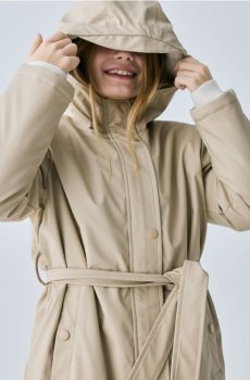 Reserved - Утеплене пальто - бежевий - 261EX-08X