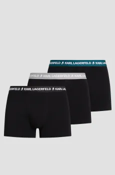 Мужские черные боксеры (3 шт) Черный M Karl Lagerfeld A1M47021;1OE