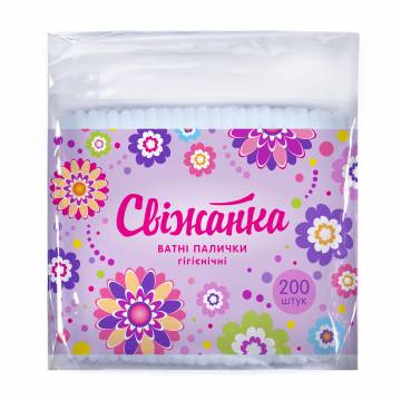 Ватные палочки Свижанка п/э пакет, 200 шт Ватные палочки Свижанка п/э пакет, 200 шт