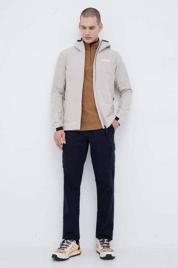 Спортивная кофта Columbia Klamath Range II цвет коричневый узор