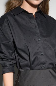 Бавовняна сорочка - чорний