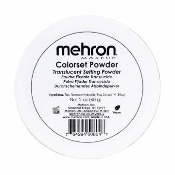 Пудра-закрепитель для макияжа и грима лица Mehron Colorset Powder, 60 г