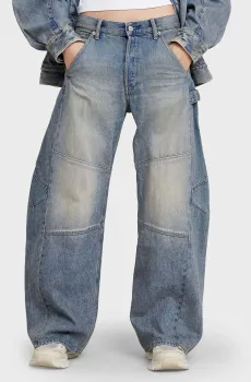 Женские синие джинсы Bowey 3D Extreme Carpenter Loose Wmn Синий 26-32 G-Star RAW D25999,D436