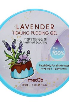 Универсальный гель для лица и тела Med B Lavender Healing Pudding Gel с экстрактом лаванды, 300 мл