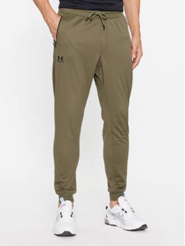 Under Armour Спортивні штани Sportstyle Tricot Jogger 1290261 Хакі Loose Fit Under Armour Спортивні штани Sportstyle Tricot Jogger 1290261 Хакі Loose Fit