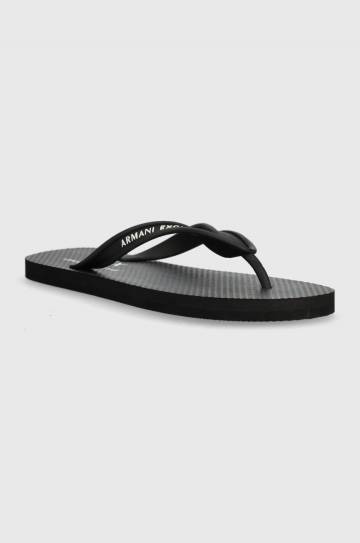 Вьетнамки Armani Exchange мужские цвет чёрный XUQ002.XV676.00002 Вьетнамки Armani Exchange мужские цвет чёрный XUQ002.XV676.00002
