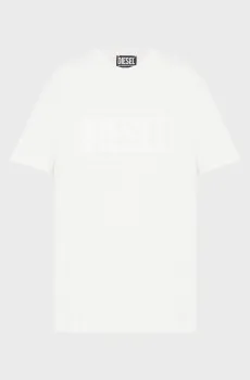 Мужская белая футболка T-JUST-HOLE Белый L Diesel A19748 RNSEE