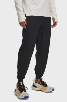 Мужские черные спортивные брюки UA TRAIL RUN PANTS Черный S Under Armour 1383245-001