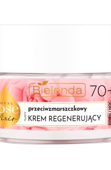 Восстанавливающий крем для лица Bielenda Royal Rose Elixir Face Cream 70+ против морщин, 50 мл