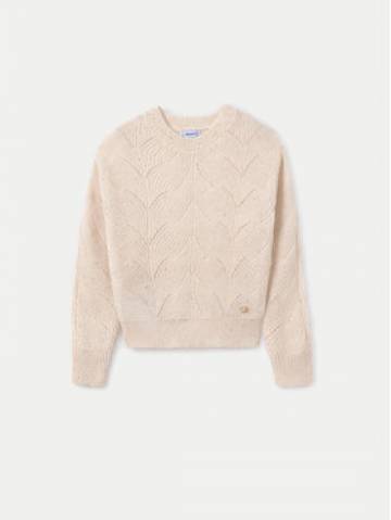 Mayoral Светр 7303 Бежевий Regular Fit Mayoral Светр 7303 Бежевий Regular Fit