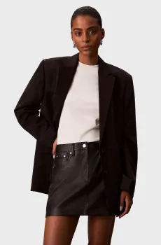 Женская черная юбка FAUX Черный 10 Calvin Klein Jeans LV044D622G