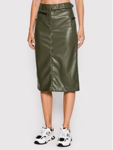 Iceberg Спідниця зі штучної шкіри 22II2P0C0312803 Зелений Regular Fit Iceberg Спідниця зі штучної шкіри 22II2P0C0312803 Зелений Regular Fit