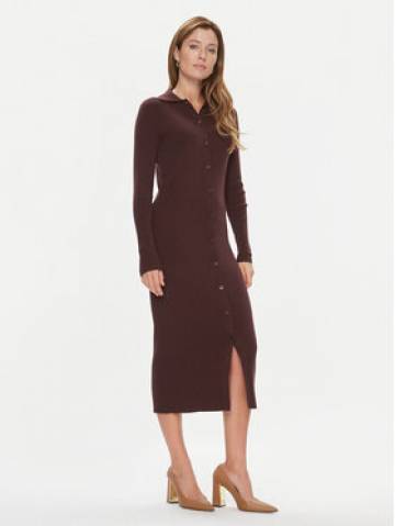 Calvin Klein Трикотажна сукня K20K206021 Бордовий Regular Fit Calvin Klein Трикотажна сукня K20K206021 Бордовий Regular Fit