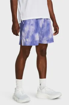 Мужские сиреневые шорты UA LAUNCH PRO 7 PRINTED SHORTS Сиреневый M Under Armour 1378869-539