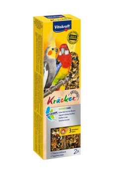 Лакомство для крупных попугаев Vitakraft Kracker в период линьки, 2 шт