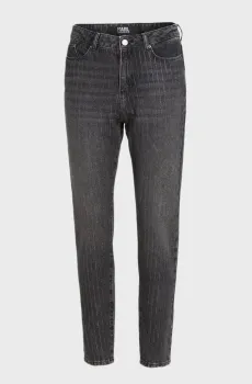 Женские серые джинсы Серый 26 Karl Lagerfeld 236W1100