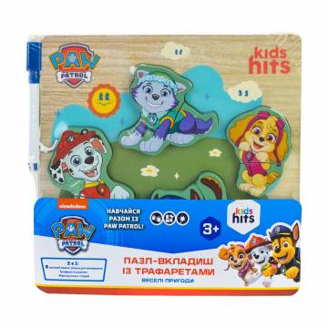 Игрушка Kids Hits Paw Patrol Пазл-вкладыш с трафаретами, от 3 лет, 21.5*21.5*1.5 см (KH20/063) Игрушка Kids Hits Paw Patrol Пазл-вкладыш с трафаретами, от 3 лет, 21.5*21.5*1.5 см (KH20/063)
