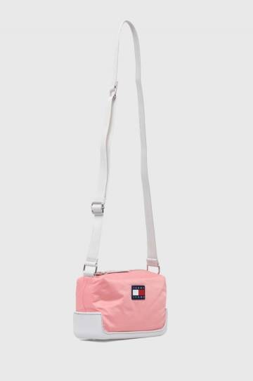 Сумочка Tommy Jeans цвет розовый Сумочка Tommy Jeans цвет розовый
