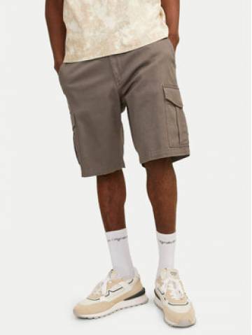 Jack&Jones Шорти з тканини Jpstjoe 12182555 Сірий Regular Fit Jack&Jones Шорти з тканини Jpstjoe 12182555 Сірий Regular Fit