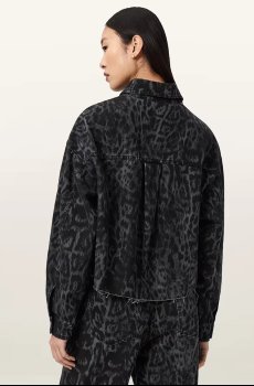 Джинсовая рубашка AllSaints NICKY