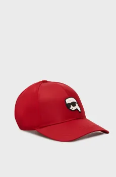 Женская красная кепка K IKONIK 2.0 Красный ONESIZE Karl Lagerfeld 240W3401