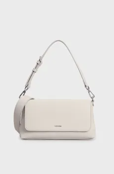 Женская белая сумка CK MUST SHOULDER BAG Белый ONESIZE Calvin Klein K60K611928