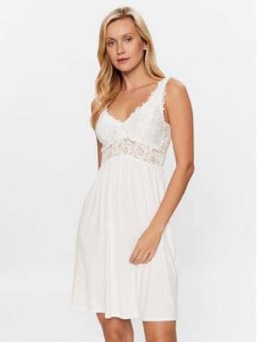 Hunkemöller Пеньюар Nora 175246 Білий Feminine Fit Hunkemöller Пеньюар Nora 175246 Білий Feminine Fit
