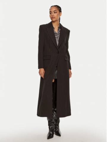 Patrizia Pepe Демісезонний плащ 8O0145 A457-F1OO Чорний Regular Fit Patrizia Pepe Демісезонний плащ 8O0145 A457-F1OO Чорний Regular Fit