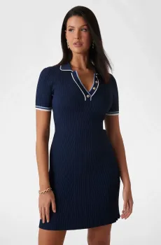 Женское темно-синее платье Синий S Guess W5GK84.Z3L10;G7P1