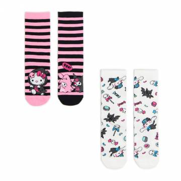 Cropp - Шкарпетки з візерунком, 2 пари Hello Kitty & Friends - різнобарвний Cropp - Шкарпетки з візерунком, 2 пари Hello Kitty & Friends - різнобарвний