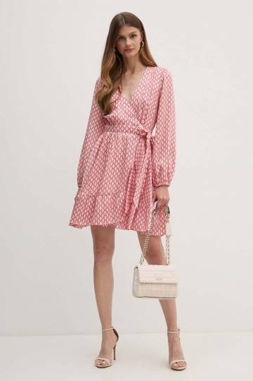 Платье Marciano Guess JOSETTE цвет красный mini расклешённое 4YGK11 9859Z Платье Marciano Guess JOSETTE цвет красный mini расклешённое 4YGK11 9859Z