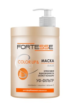 Маска FORTESSE Professional Color Up & Protect для окрашенных волос, 1 л