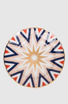 Десертная фарфоровая тарелка Lightning