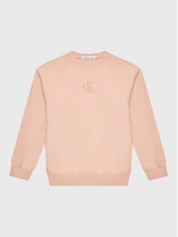 Calvin Klein Jeans Світшот Embroidery IG0IG02004 Рожевий Relaxed Fit Calvin Klein Jeans Світшот Embroidery IG0IG02004 Рожевий Relaxed Fit