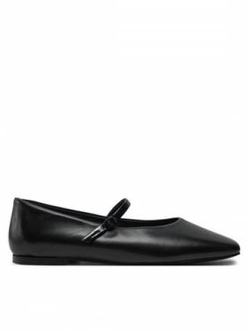 Calvin Klein Балетки Mary Jane Ballerina - Lth HW0HW02307 Чорний Calvin Klein Балетки Mary Jane Ballerina - Lth HW0HW02307 Чорний
