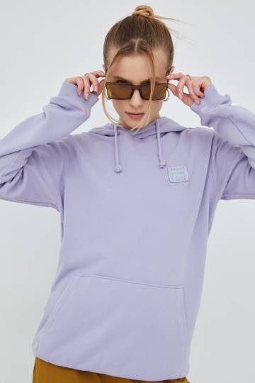 Кофта Fila цвет фиолетовый однотонная Кофта Fila цвет фиолетовый однотонная
