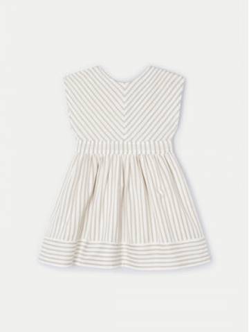 Mayoral Літня сукня 3931 Бежевий Regular Fit Mayoral Літня сукня 3931 Бежевий Regular Fit