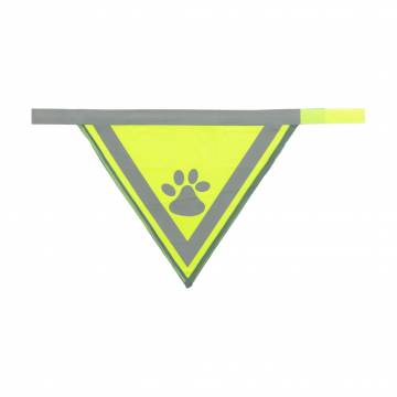 Светоотражающий платок для собак Trixie размер L-XL (43-60 см) (30123)