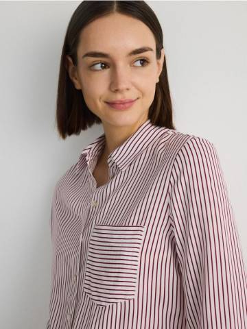 Reserved - Віскозна сорочка regular fit - буряковий - 9541H-83X Reserved - Віскозна сорочка regular fit - буряковий - 9541H-83X