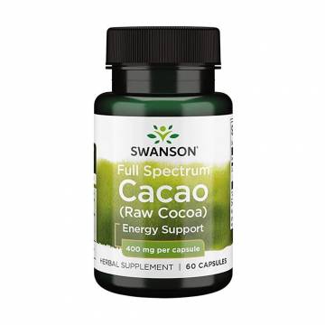 Какао Swanson Full Spectrum Cacao (Raw Cocoa) 400 мг, 60 капсул Какао Swanson Full Spectrum Cacao (Raw Cocoa) 400 мг, 60 капсул