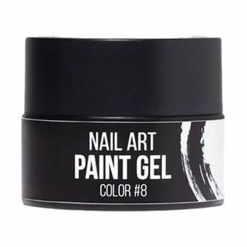Гель-краска для ногтей NUB Paint Gel 08 Белая, 5 г Гель-краска для ногтей NUB Paint Gel 08 Белая, 5 г