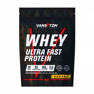 Протеин Vansiton Ultra Fast Protein в порошке, со вкусом банана, 900 г Протеин Vansiton Ultra Fast Protein в порошке, со вкусом банана, 900 г