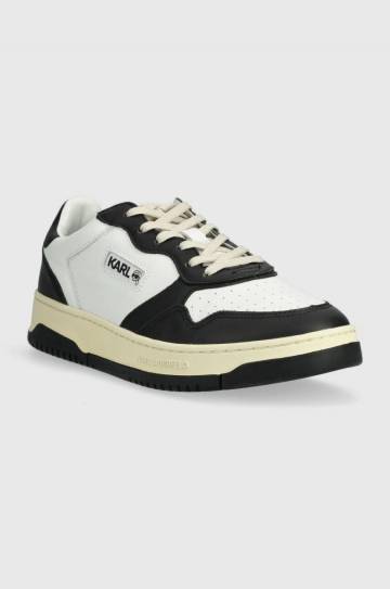 Кожаные кроссовки Karl Lagerfeld KREW KL цвет чёрный KL53020 Кожаные кроссовки Karl Lagerfeld KREW KL цвет чёрный KL53020